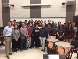 Percussion Clinic at A&M Commerce